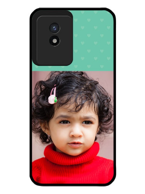 Custom Vivo Y02 Custom Glass Phone Case - Lovers Picture Design