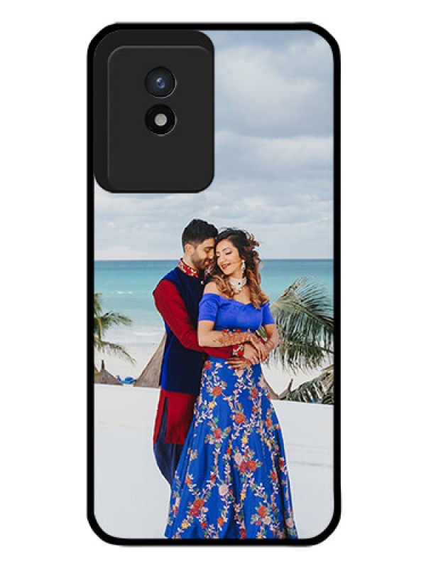 Custom Vivo Y02 Photo Printing on Glass Case - Upload Full Picture Design