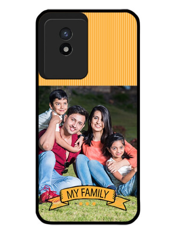 Custom Vivo Y02 Custom Glass Phone Case - My Family Design