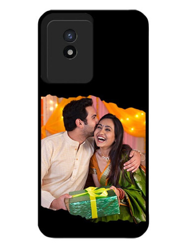 Custom Vivo Y02 Custom Glass Phone Case - Tear-off Design