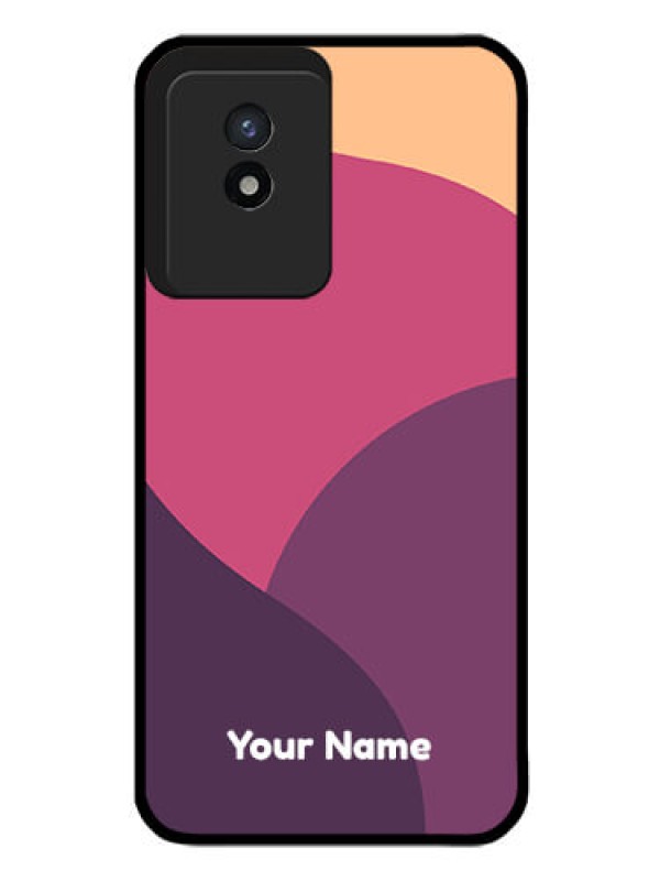 Custom Vivo Y02 Custom Glass Phone Case - Mixed Multi-colour abstract art Design