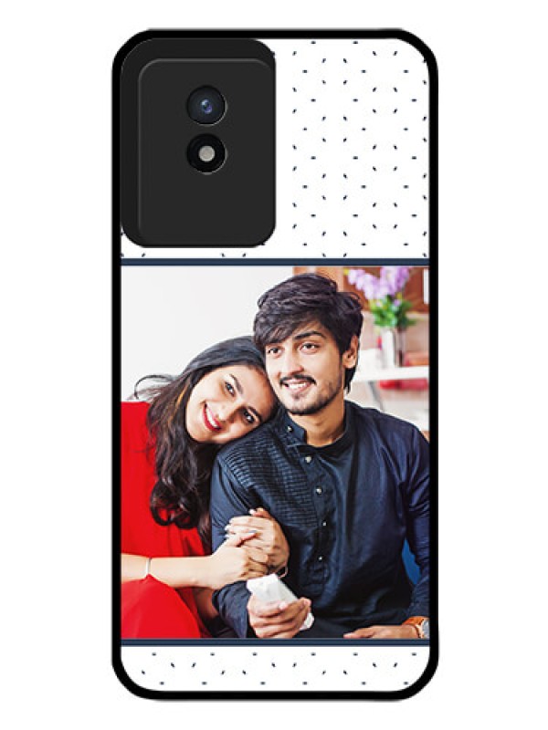 Custom Vivo Y02T Personalized Glass Phone Case - Premium Dot Design
