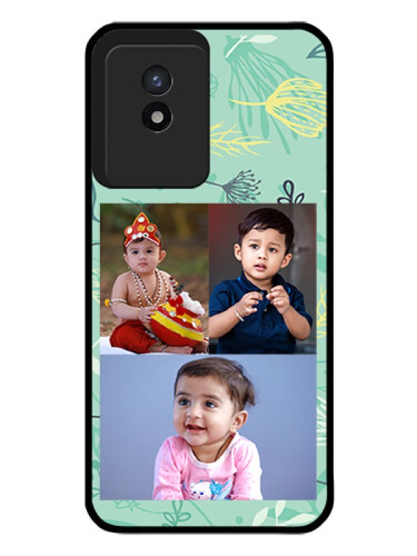 Custom Vivo Y02T Photo Printing on Glass Case - Forever Family Design