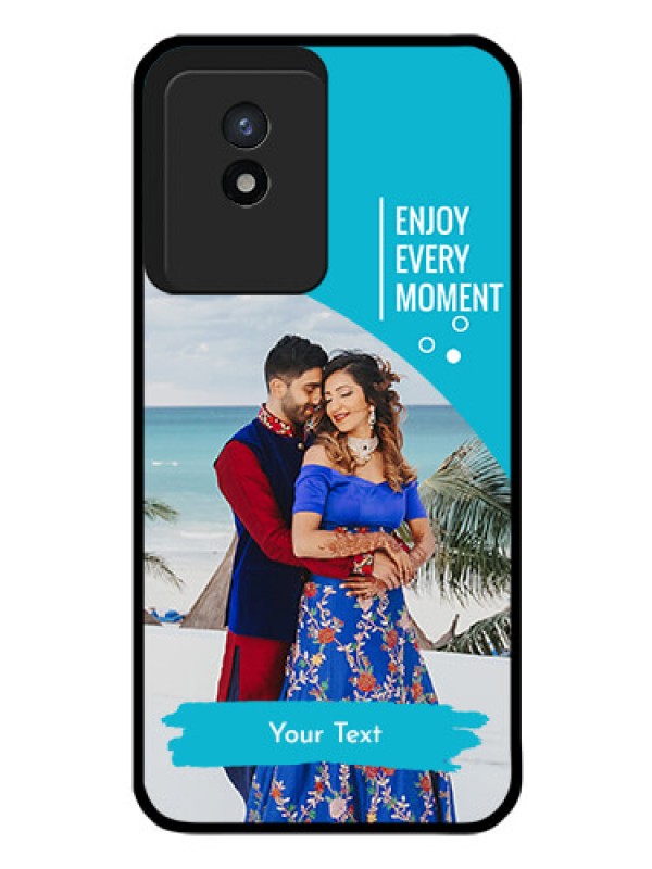 Custom Vivo Y02T Custom Glass Mobile Case - Happy Moment Design