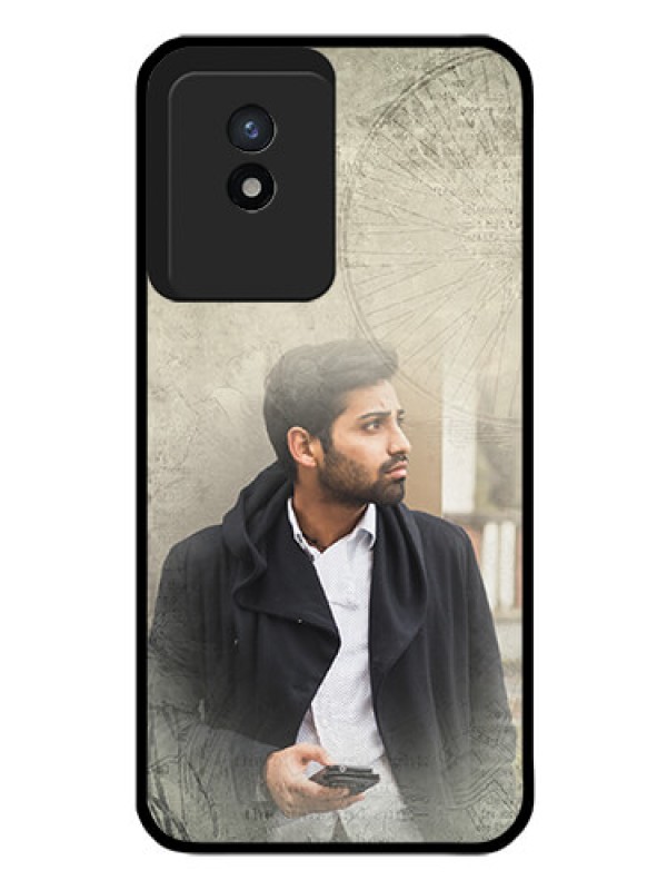 Custom Vivo Y02T Custom Glass Phone Case - with vintage design