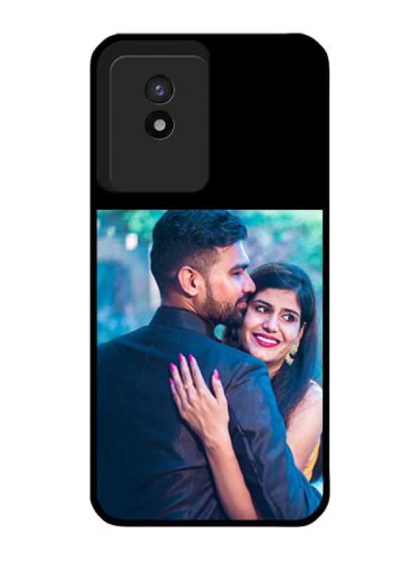 Custom Vivo Y02T Custom Glass Phone Case - Upload Full Picture With Custom Color Design