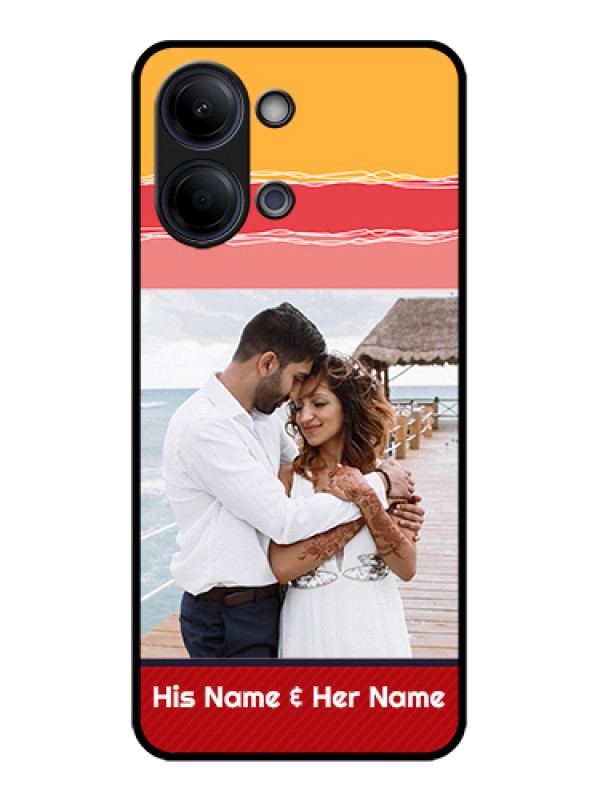 Custom Vivo Y05 4G Custom Glass Phone Case - Colorful Case Design