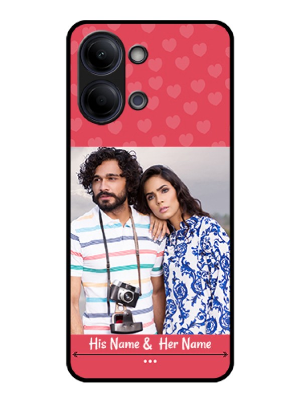Custom Vivo Y05 4G Custom Glass Phone Case - Simple Love Design