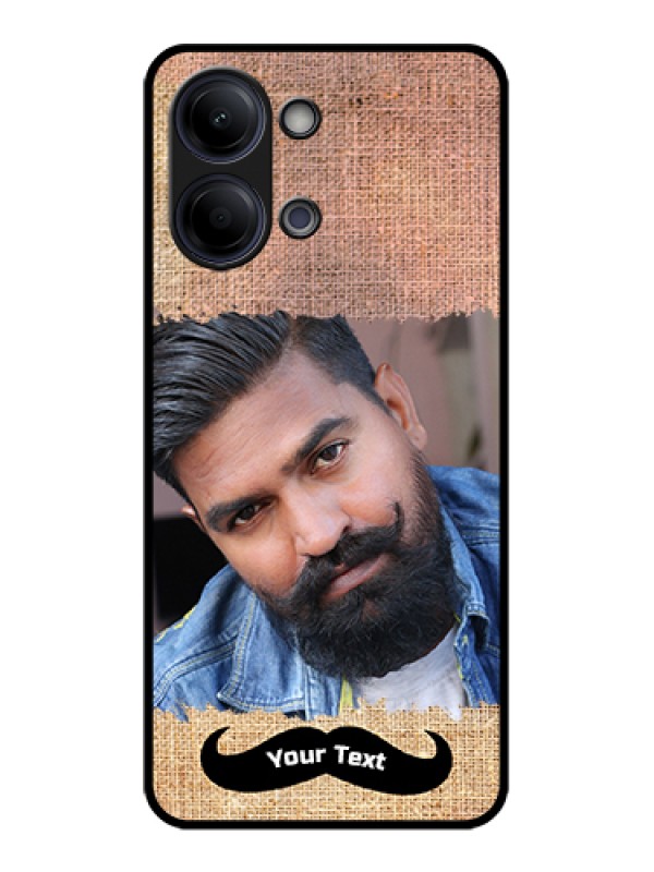 Custom Vivo Y05 4G Custom Glass Phone Case - With Texture Design