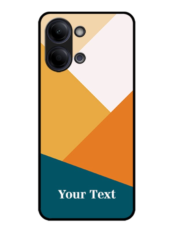 Custom Vivo Y05 4G Custom Glass Phone Case - Stacked Multi - Colour Design