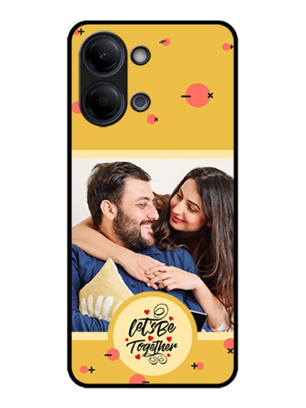 Custom Vivo Y05 4G Custom Glass Phone Case - Lets Be Together Design