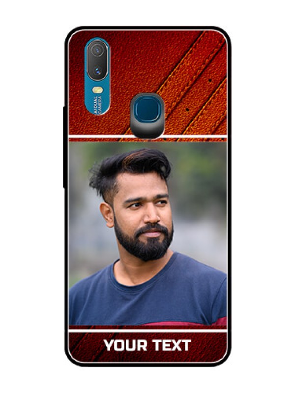 Custom Vivo Y11 (2019) Personalized Glass Phone Case  - Leather Phone Case Design