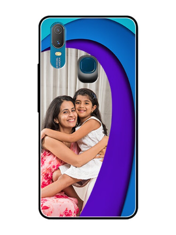 Custom Vivo Y11 (2019) Photo Printing on Glass Case  - Simple Pattern Design
