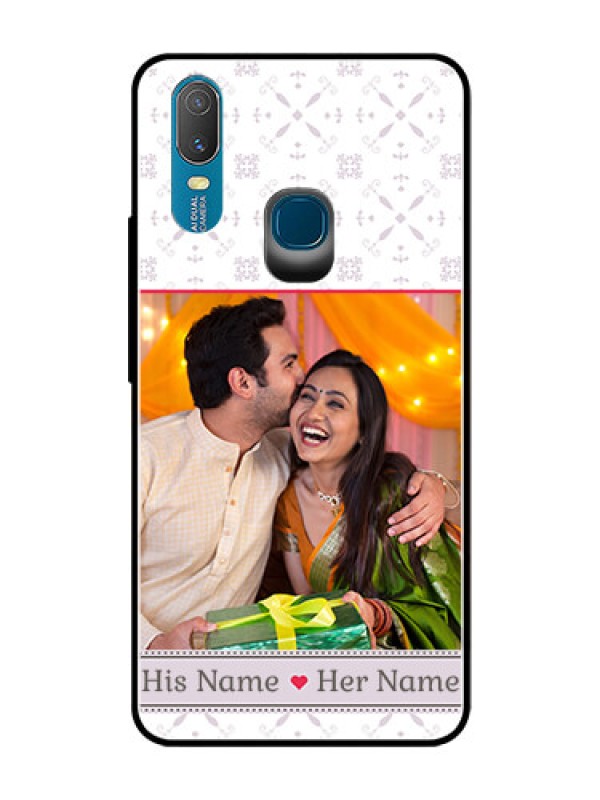 Custom Vivo Y11 (2019) Custom Glass Mobile Case  - with Photo and Ethnic Design