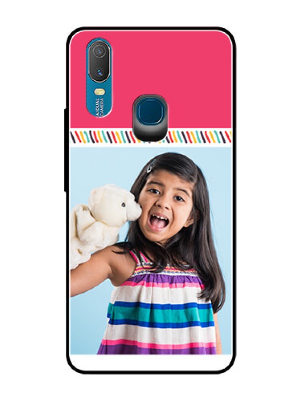 Custom Vivo Y11 (2019) Personalized Glass Phone Case  - Line art design