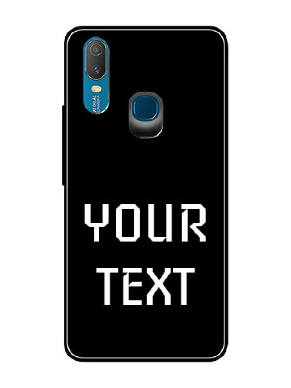 Custom Vivo Y11 (2019) Your Name on Glass Phone Case