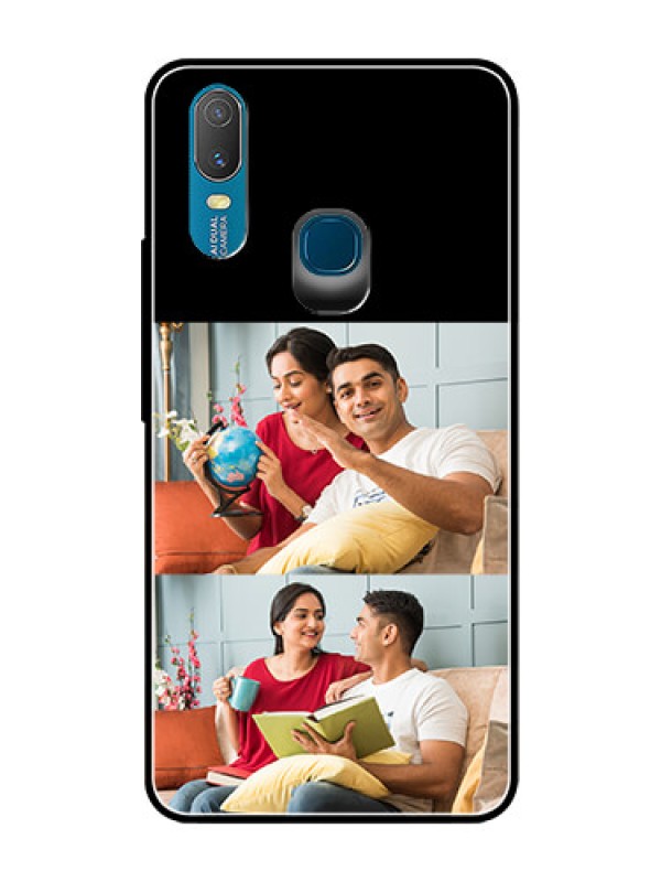 Custom Vivo Y11 (2019) 2 Images on Glass Phone Cover