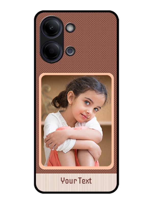 Custom Vivo Y11 5G Custom Glass Phone Case - Simple Pic Upload Design