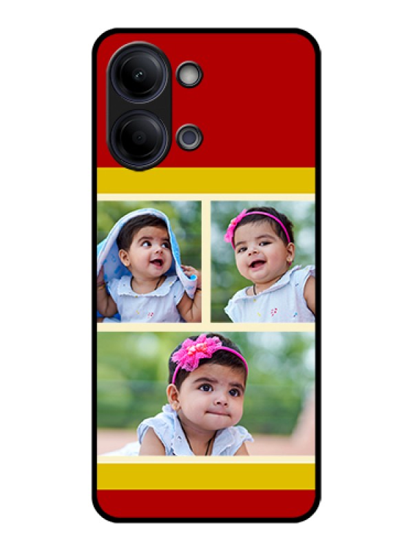 Custom Vivo Y11 5G Custom Glass Phone Case - Multiple Pic Upload Design