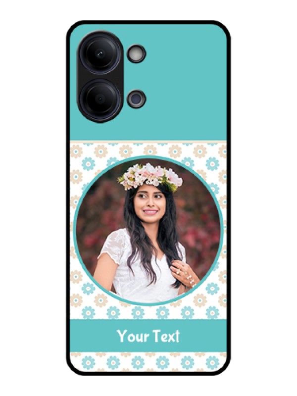 Custom Vivo Y11 5G Custom Glass Phone Case - Beautiful Flowers Design