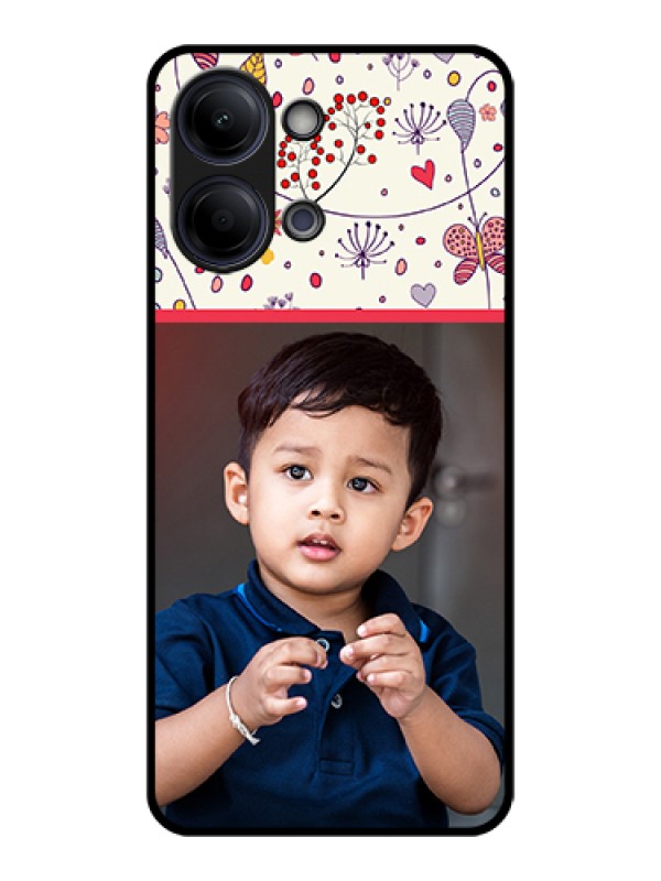 Custom Vivo Y11 5G Custom Glass Phone Case - Premium Floral Design