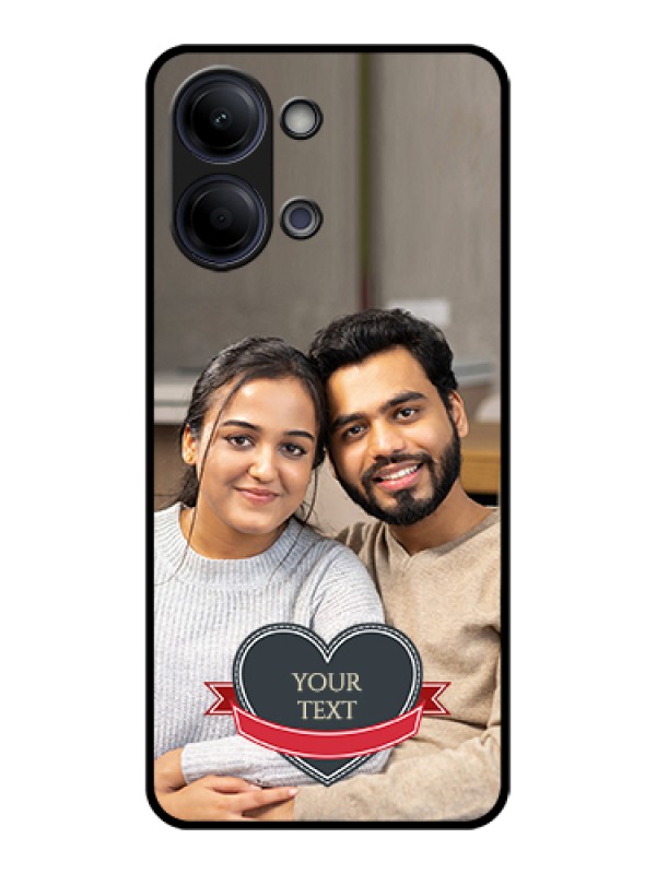 Custom Vivo Y11 5G Custom Glass Phone Case - Just Married Couple Design