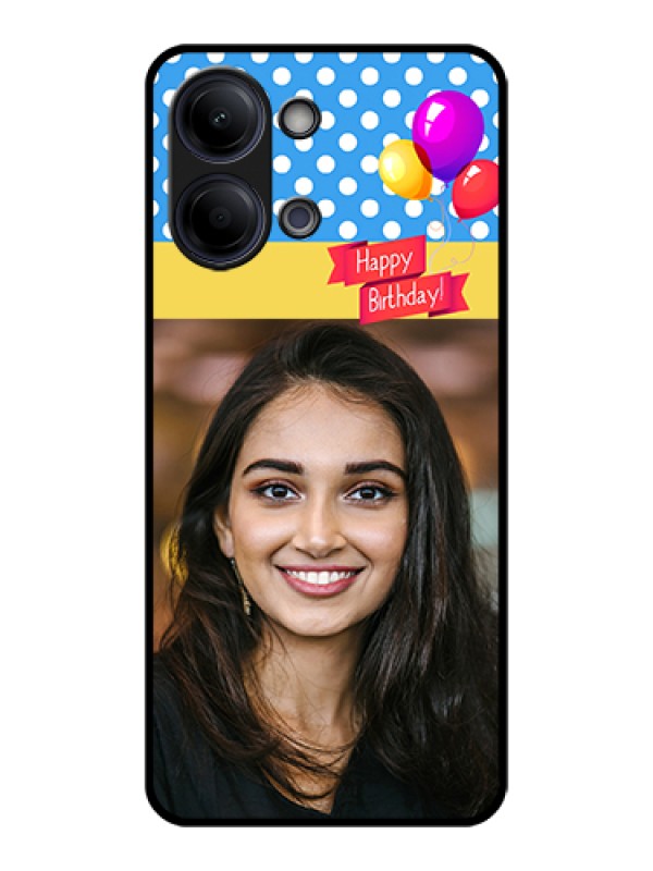 Custom Vivo Y11 5G Custom Glass Phone Case - Happy Birthday Design
