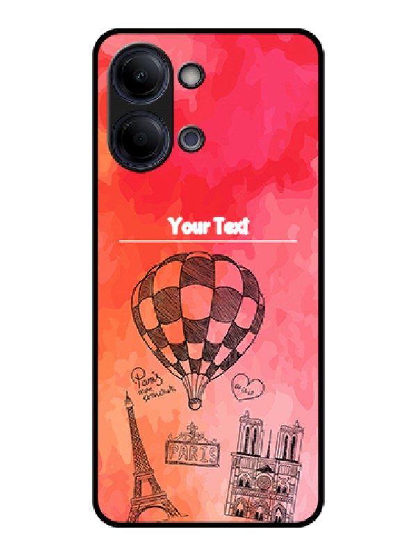 Custom Vivo Y11 5G Custom Glass Phone Case - Paris Theme Design