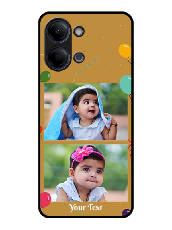 Custom Vivo Y11 5G Custom Glass Phone Case - Image Holder With Birthday Celebrations Design