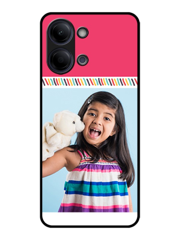 Custom Vivo Y11 5G Custom Glass Phone Case - Line Art Design