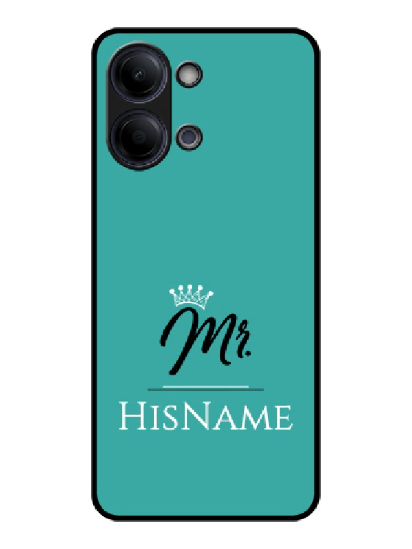 Custom Vivo Y11 5G Custom Glass Phone Case - Mr With Name Design