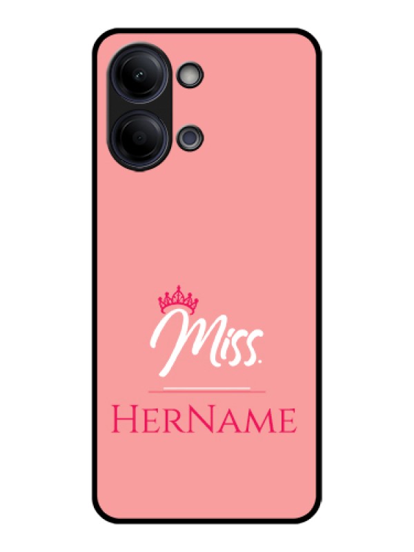 Custom Vivo Y11 5G Custom Glass Phone Case - Mrs With Name Design