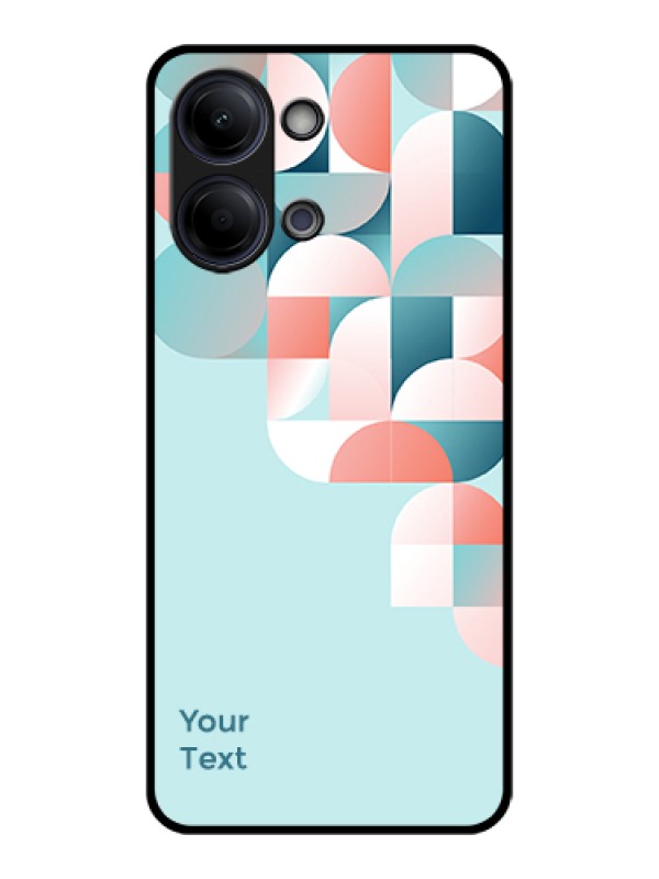 Custom Vivo Y11 5G Custom Glass Phone Case - Stylish Semi - Circle Pattern Design