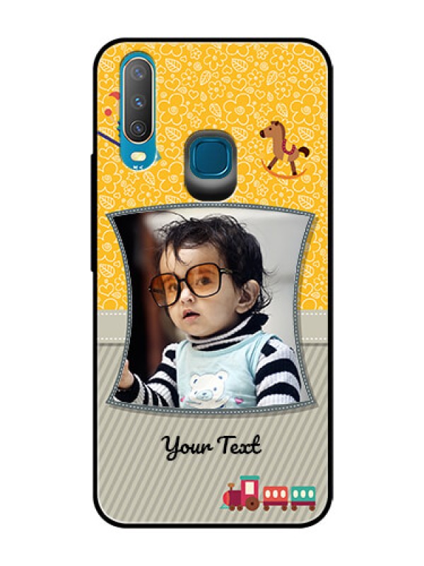 Custom Vivo Y15 Personalized Glass Phone Case  - Baby Picture Upload Design