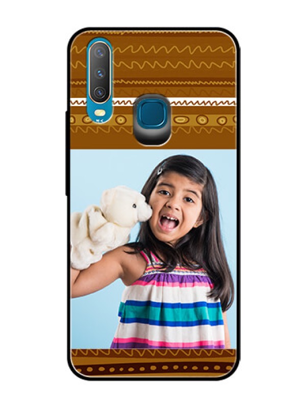 Custom Vivo Y15 Custom Glass Phone Case  - Friends Picture Upload Design 