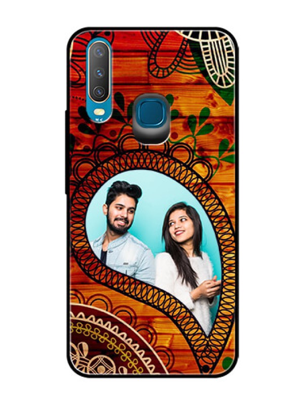 Custom Vivo Y15 Personalized Glass Phone Case  - Abstract Colorful Design