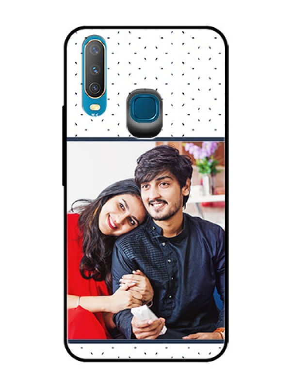 Custom Vivo Y15 Personalized Glass Phone Case  - Premium Dot Design