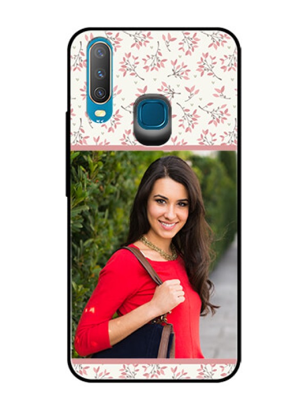 Custom Vivo Y15 Custom Glass Phone Case  - Premium Floral Design