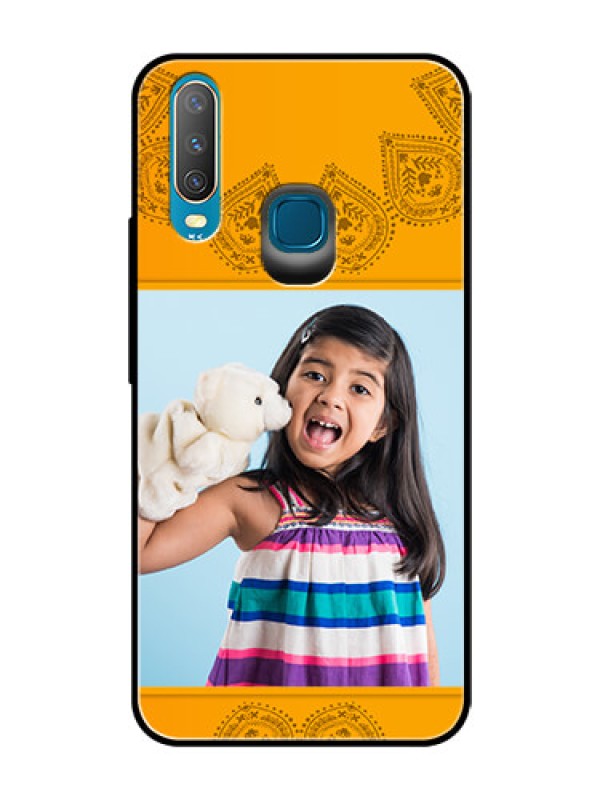 Custom Vivo Y15 Personalized Glass Phone Case  - Photo Wedding Design 