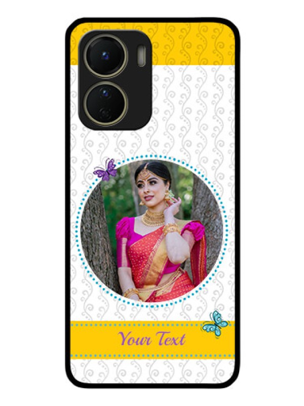 Custom Vivo Y16 Custom Glass Mobile Case - Girls Premium Case Design