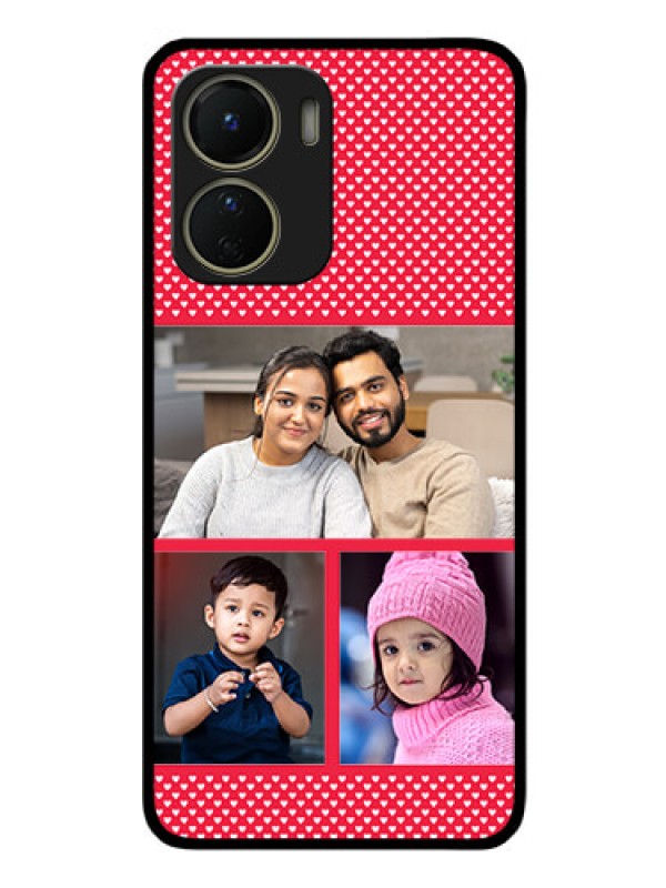 Custom Vivo Y16 Personalized Glass Phone Case - Bulk Pic Upload Design