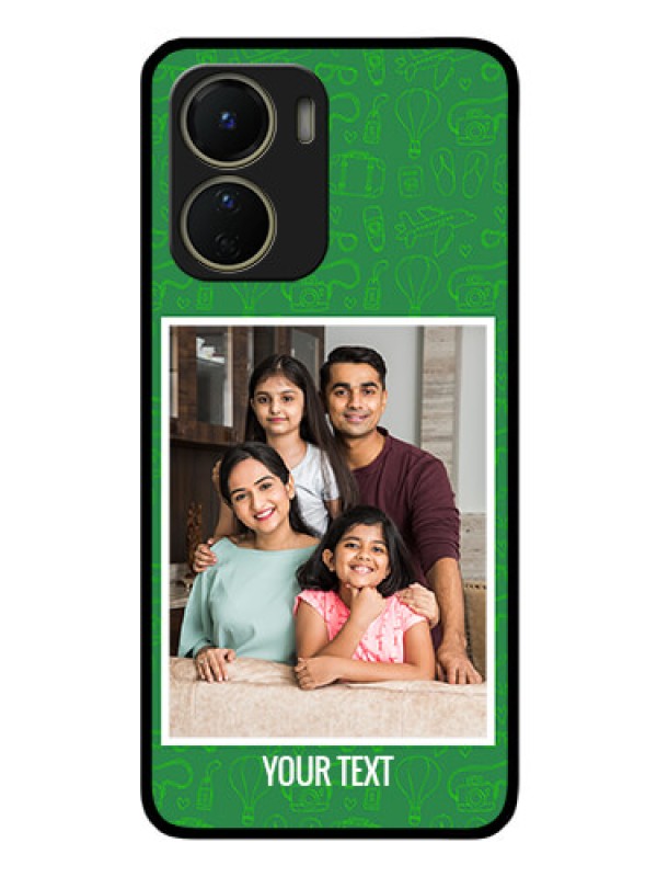 Custom Vivo Y16 Personalized Glass Phone Case - Picture Upload Design