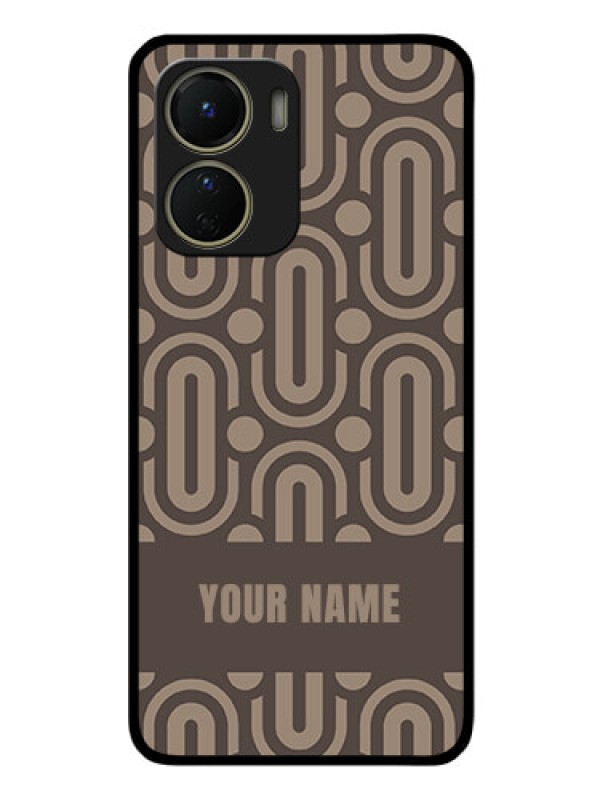 Custom Vivo Y16 Custom Glass Phone Case - Captivating Zero Pattern Design