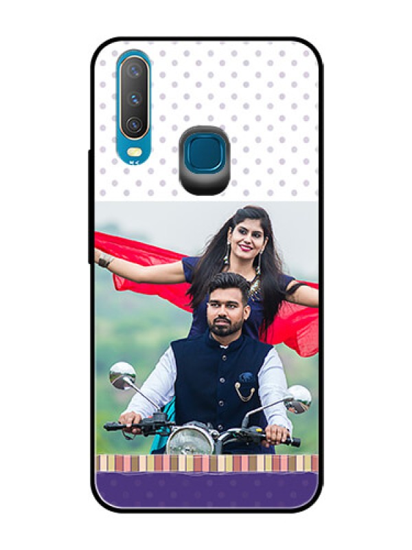 Custom Vivo Y17 Photo Printing on Glass Case  - Cute Family Design