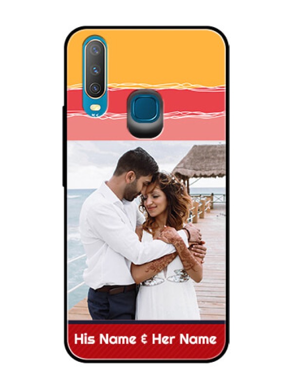 Custom Vivo Y17 Custom Glass Mobile Case  - Colorful Case Design