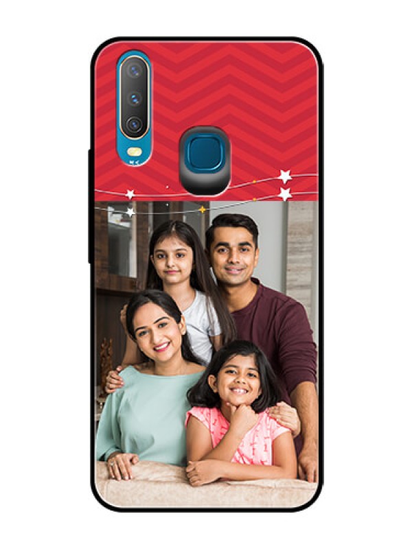 Custom Vivo Y17 Personalized Glass Phone Case  - Happy Family Design