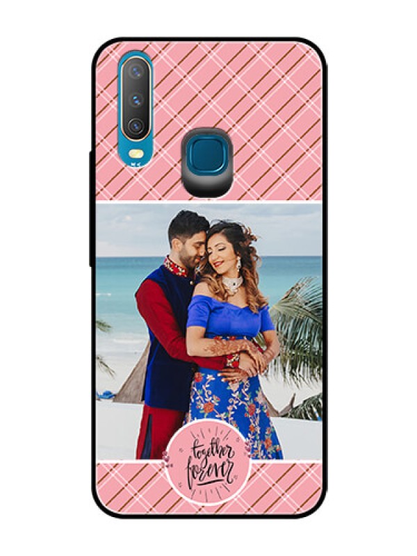 Custom Vivo Y17 Personalized Glass Phone Case  - Together Forever Design