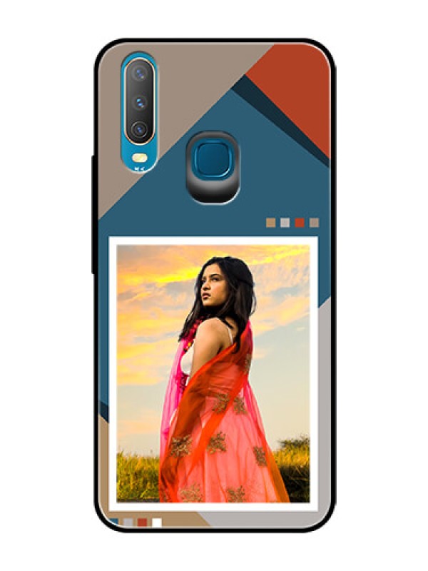 Custom Vivo Y17 Personalized Glass Phone Case - Retro color pallet Design