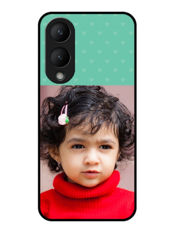 Custom Vivo Y17s Custom Glass Phone Case - Lovers Picture Design