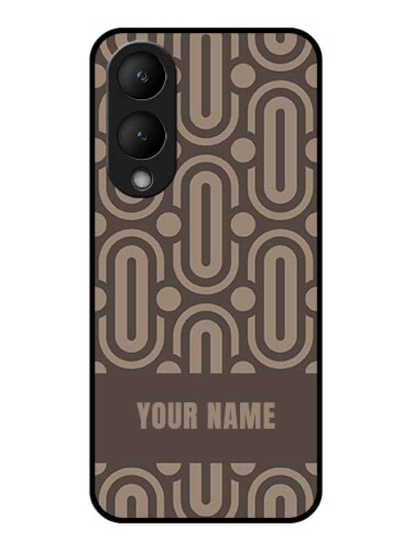 Custom Vivo Y17s Custom Glass Phone Case - Captivating Zero Pattern Design